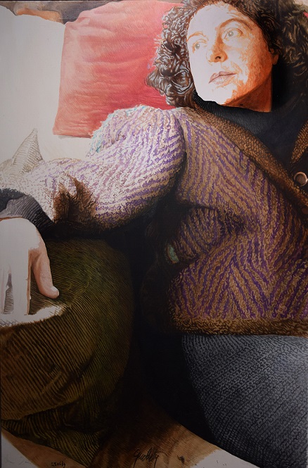 S tableaux I. 73 Généalogie du concept La veste violette 1999 acrylique sur toile 146 x 97 DSC_3735a Intuition et Concept - dessin 1